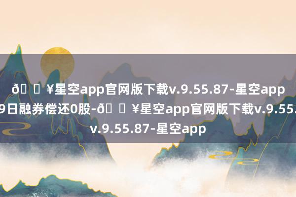 🔥星空app官网版下载v.9.55.87-星空app艾罗动力8月9日融券偿还0股-🔥星空app官网版下载v.9.55.87-星空app